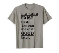 Subrayado Vertical Existe un Buen diseño de Bloque Motivacional Camiseta