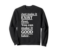 Subrayado Vertical Existe un Buen diseño de Bloque Motivacional Sudadera