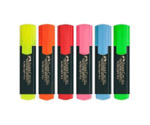 Subrayador Faber-Castell fluorescente Amarillo neón