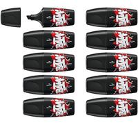 Subrayador Stabilo BOSS MINI BAM Negro 10 Piezas