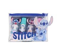 ARTESANÍA CERDÁ, S.L. Marcadores Stitch – Diseño temático escolar animado – Pack 4