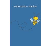 Subscription/bill tracker book: The perfect book for tracking your household subscriptions/bills. Great for adults, seniors, or teens.