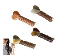 Subsistenceed-No Damage Soft Elastic Spiral Hair Ties, Telephone Cord Hair Ties Spiral, Telephone Scrunchies Spirals Cord, Twisted Wire Pony Hairwire, For Thick and Thin Hairs (4pcs-b)