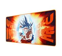 SUBSONIC - Alfombrilla de ratón Dragon Ball Z Ultra XXL, 90 x 40 cm | Licencia Oficial, Alfombrilla de Escritorio con Superficie Lisa para Sensores de Ratón, Base Antideslizante y Bordes cosidos