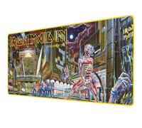 Subsonic - Alfombrilla de ratón XXL Iron Maiden 900 x 400 mm - Alfombrilla de escritorio con base antideslizante, alfombrilla para gamers, submano - Licencia oficial