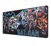 Subsonic, DC Comics Batman, Alfombrilla de ratón XXL 90 mm x 40 mm, Alfombrilla de escritorio de gaming con licencia oficial