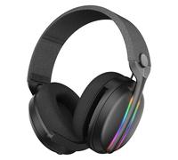 Subsonic - Auriculares Inalámbricos para Juegos Vektra para Playsation, PC, Xbox y Switch - Auriculares con LED y Altavoces 7.1, Micrófono Retráctil, Control de Volumen y botón de Silencio - Negro