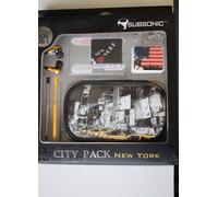 Subsonic City Paquete New York Amarillo para 3DS Dsi Funda Lápiz Táctil Película