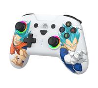 Subsonic - Mando Inalámbrico Dragon Ball para Switch 2 y Switch - Blanco | Licencia oficial Dragon Ball, Ergonómico, LED Programables, Vibración, Giroscopio 6 Ejes, Palancas para Switch 2 y Switch
