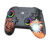 Subsonic - Mando Inalámbrico Dragon Ball para Switch 2 y Switch - Negro | Licencia oficial Dragon Ball, Ergonómico, LED Programables, Vibración, Giroscopio 6 Ejes, Palancas para Switch 2 y Switch