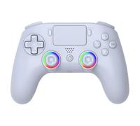 Subsonic - Mando inalámbrico para PS4 / Playstation 4 - mando con LED, vibración y toma para auriculares de juego - Blanco [playstation_4]