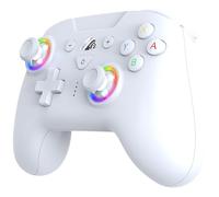Subsonic - Mando Inalámbrico para Switch 2 y Switch - Blanco | Ergonómico, LED Programables, Vibración, Giroscopio 6 Ejes, Palancas Programables, para Switch 2, Switch, Switch OLED