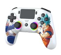 Subsonic - Mando Inalámbrico PS5 Dragon Ball Oficial - Blanco | Licencia oficial Dragon Ball, Ergonómico, LED RGB Programables, Vibración, Panel Táctil, Palancas, compatible PS5