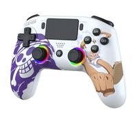 Subsonic - Mando Inalámbrico PS5 One Piece Oficial - Blanco | Licencia oficial One Piece, Ergonómico, LED RGB, Vibración, Panel Táctil, Palancas Programables, compatible ps5
