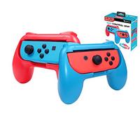 Subsonic - Pack de 2 Grips para Joy-Con, Color Rojo y Azul Fluorescente (Nintendo Switch)
