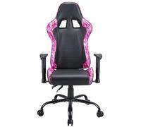 Subsonic - Silla De Juego Ergonómica Con Respaldo Y Reposabrazos Ajustables - Silla De Juego Eléctrica Rosa Para Niñas - Rosa Y Negro, PlayStation 5