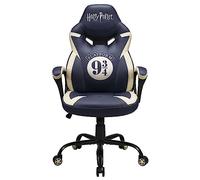 Subsonic - Silla Gaming Harry Potter para Niños y Adolescentes - Silla de Oficina Ergonómica con Espuma de Alta Densidad, Mecanismo Basculante y Cómodos Reposabrazos - Altura Ajustable - Azul