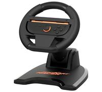 Subsonic - Volante de carreras para Joy-Con Nintendo Switch y Switch 2 - Volante plegable con soporte y ventosa compatible con Joycon Nintendo - Negro