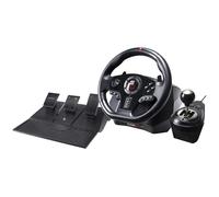 Subsonic - Volante de carreras Gs850-X con cambio manual, 3 pedales y levas para Xbox Series X/S, PS4, Xbox One (programable para todos los juegos)
