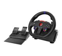 Subsonic - Volante Superdrive 270 GT5 - Volante PS5 LED con Doble Palanca, Rotación de 270°, con Pedales y Levas. Compatible con PS5 y PC - Negro