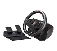 Subsonic - Volante Superdrive SV710 - Volante de Carreras con Pedales y Levas en el Volante. Rotación de 180° y Vibraciones. Para PC - Negro
