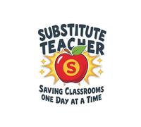 Substitute Teacher Notebook Journal 6x9 Lined: Saving Classrooms One Day at a Time