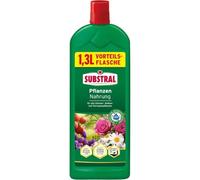 Substral Alimento para plantas, 1,3 L, fertilizante universal con | Fortalece las plantas y proporciona flores exuberantes y hojas verdes ricas | Con HUMIFIRST