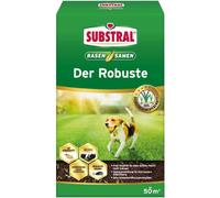 Substral Lawn Seed The Robust - Sport and Play Lawn - Mezcla única de césped duro con ryegrass auto regenerador - 1 kg por 50 m²