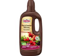 Substral Naturen Bio Obst & Gemüse Nahrung, organizador para todos los objetos y gemüsepflanzen, 1 L