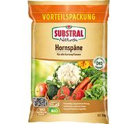Substral Naturen Bio - Virutas de cuerno (3 kg, fertilizante nitrogenado orgánico natural con efecto inmediato y de larga duración)