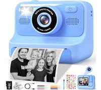 Subtail Camara Fotos Infantil Instantanea - 2,4 1080P Cámara Instantánea para Niños con Papel de Impresión | Tarjeta de 32G - Camara Fotos Infantil Regalos de Juguete para Niñas Niños 3-12 Años
