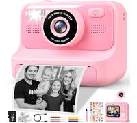 Subtail Camara Fotos Infantil Instantanea - 2,4 1080P Cámara Instantánea para Niños con Papel de Impresión | Tarjeta de 32G - Camara Fotos Infantil Regalos de Juguete para Niños Niñas 3-12 Años