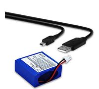 subtel 1x Batería para Terminal de Pago/POS Compatible con Safescan 155i, 135i, 145ix, 112-0410 - (700mAh, 10.8V) + Cable USB