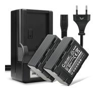 subtel® 2X Batería IA-BP105R IA-BP210E IA-BP420E Compatible con Samsung HMX-F90 -F80 -F900 -F800 HMX-H200 -H400 -H300 SMX-F40, 1800mAh + Cargador rápido bateria de Repuesto Pila