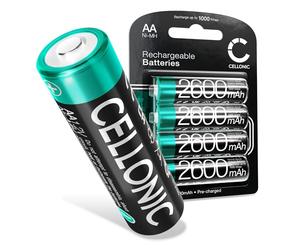 subtel 4X Batería para Cámara Compatible con Nikon Coolpix B500, Coolpix 3100, Coolpix 3200, EN-MH1 - (2600mAh, 1.2V)