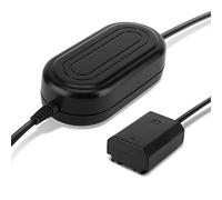 subtel Adaptador CA Compatible con Sony Alpha 6700, 7 IV, 7C II, 7C | AC-FZ100 + Acoplador DC (Batería ficticia), ca. 3m, 100-240V, Suministro de Energía Continuo Cámara, para Sony Alpha 7R V