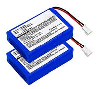 subtel, Batería para Terminal de Pago/POS Compatible con CTMS Eurodetector, 1ICP62/34/48 1S1P (7.4V, 1000mAh) 2 Unidades