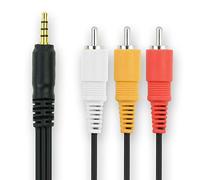 subtel Cable Audio Video Composite compatible con Nokia 6720 classic, N82