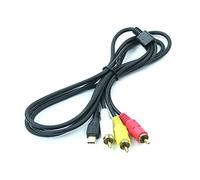 subtel Cable Audio Video Composite compatible con Sony FDR-AX33, HDR-CX405