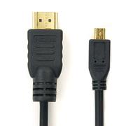 subtel Cable Micro HDMI Type D 1.5m Compatible con Sony A6100 Alpha A7S II A7R II RX100 IV V A68 A99 II FDR-X3000 DSC-HX400V AX53 AX33 HDR-CX405 DSC-HX80 Cable 1.4 Conexión HDMI