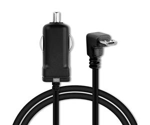 subtel® Cargador de Coche 1.1m 1A Compatible con Becker Ready 50 Ready 6 Ready 70 Transit 50 Transit 6 Transit 70 Professional 6 Active 45 Active 50 Revo 1 Revo 2, 5V Cable de Carga Micro-USB 90°