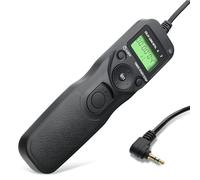 subtel Disparador temporizador compatible con Canon EOS 2000D, 600D, 700D | Disparador cable, 90cm, 2x pilas AAA (NO incluidas en el envío), para Canon EOS 1100D, 1000D, 90D, 550D, R7, 1200D, 1300D, R
