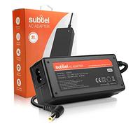 subtel® Fuente de Alimentación 19V 65W Compatible con Toshiba Satellite/Medion Akoya/ASUS X550 / Fujitsu Lifebook/MSI X370 - Cable Carga 2.6m. Cargador Rapido para Portatil
