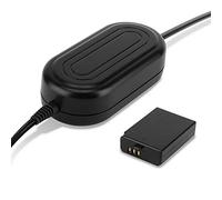 subtel Fuente de alimentación Compatible con ca. 3m ACK-E10 + Acoplador DC Alimentador DC Coupler, Dummy Battery