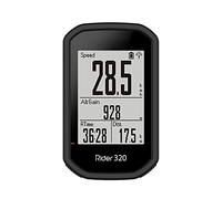 subtel Funda de Silicone Compatible con Bryton Rider 420, Rider 320, Rider 430, Funda Protectora para Dispositivos GPS Bicicleta - Carcasa Protectora en Negro Back Cover Bumper Case