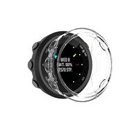 subtel® Funda de TPU Compatible con Garmin Forerunner 45, Funda Protectora para Relojes Inteligentes - Carcasa Protectora en Transparente Back Cover Bumper Case