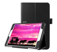 subtel Funda para Tablet Samsung Galaxy Tab S2 8.0 (SM-T710 / SM-T713) con Cierre magnético y función de Soporte Hands-Free - Carcasa de Cuero Artificial Back Cover, Funda con Tapa de Color Negro