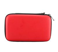 subtel Funda Protectora y Compartimento para Tarjetas de Juego Compatible Nintendo 3DS, 3DS XL, DS, DS Lite, DSi, DSi XL, New 2DS XL, New 3DS, New 3DS XL, Analogue Pocket - Estuche Resistente en Rojo