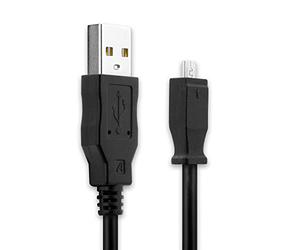 subtel U-8 Cable de datos USB 1.5m compatible con Kodak Easyshare Z612 Z650 Z710 Z740 Z981 Z1012 IS Z8612 IS ZD710 ZX1 C713 C813 V10003 P880 Cable Carga U-8 8 Pin a USB A 2.0 0.5A negro PVC