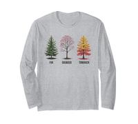 Subtle Tree Anti-Trump Camisa Abeto Dogwood Tamarack Manga Larga